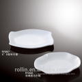 Chaozhou cheap white porcelain towel dish